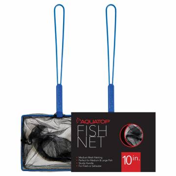AQUATOP AQ-FN10M Aquarium Fish Net 10", Medium Mesh